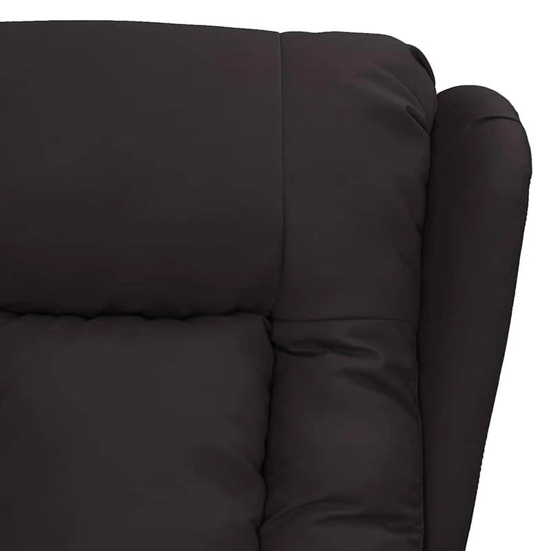Massage Chair Black Faux Leather