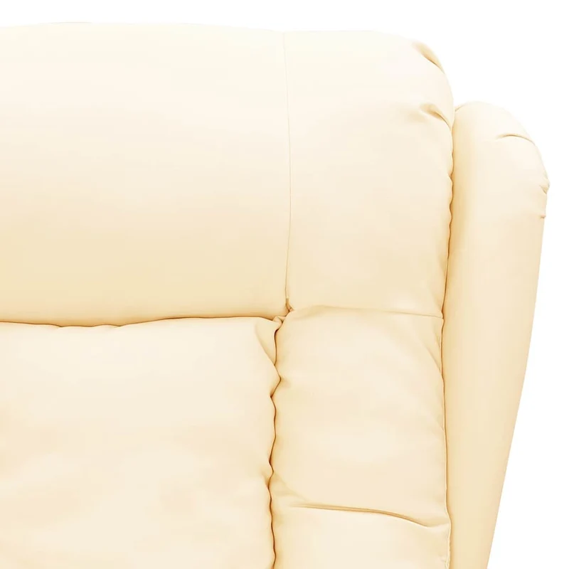 Massage Chair Cream Faux Leather