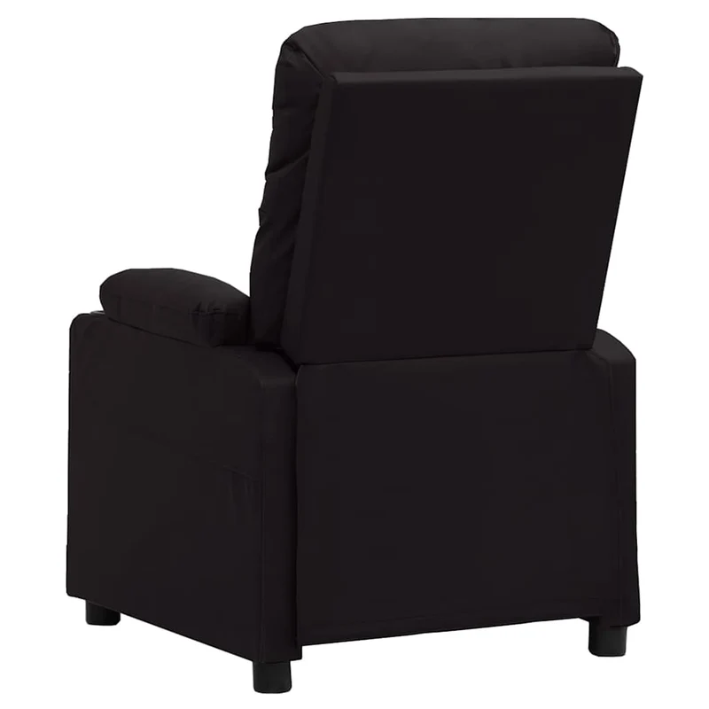 Massage Chair Black Faux Leather