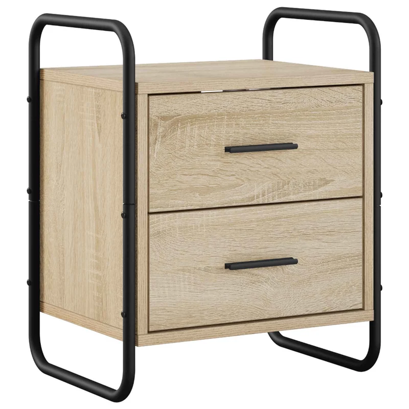 Hanging Bedside Cabinet Sonoma Oak 40 x 30 x 50 cm
