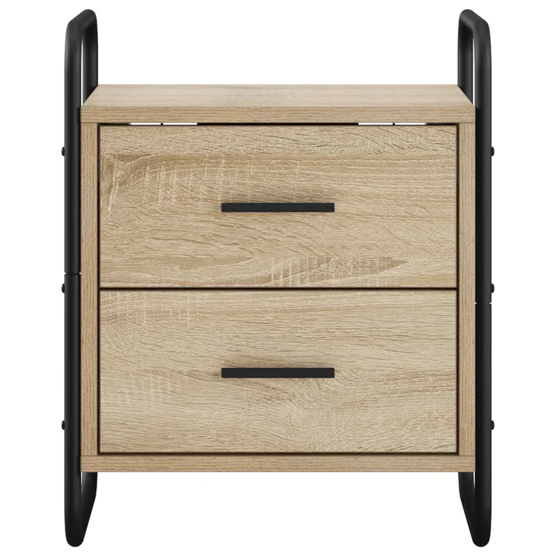 Hanging Bedside Cabinet 2 pcs Sonoma Oak 40 x 30 x 50 cm