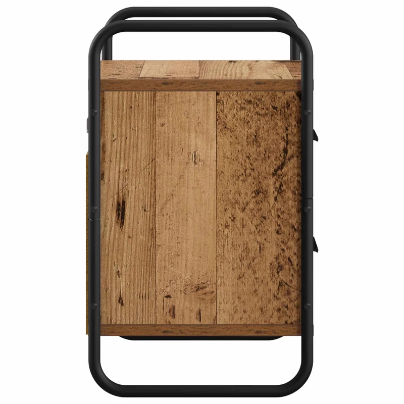 Hanging Bedside Cabinet 2 pcs Old Wood 40 x 30 x 50 cm