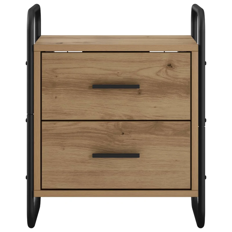 Hanging Bedside Cabinet 2 pcs Artisan Oak 40 x 30 x 50 cm