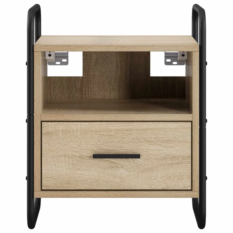 Hanging Bedside Cabinet Sonoma Oak 40 x 30 x 50 cm