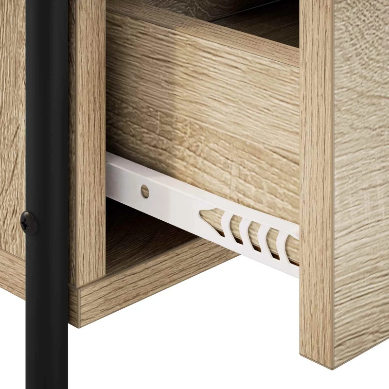 Hanging Bedside Cabinet Sonoma Oak 40 x 30 x 50 cm