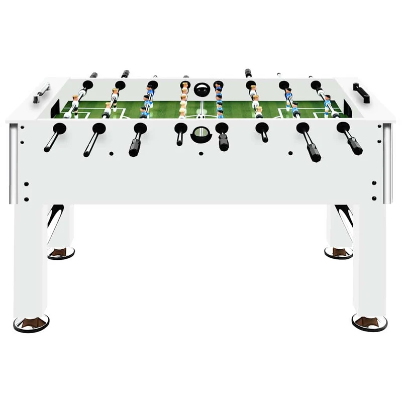 92501 vidaXL Football Table Steel 60 kg 140x74,5x87,5 cm White