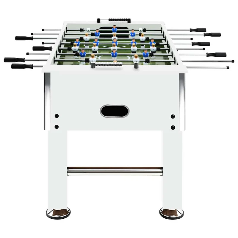 92501 vidaXL Football Table Steel 60 kg 140x74,5x87,5 cm White