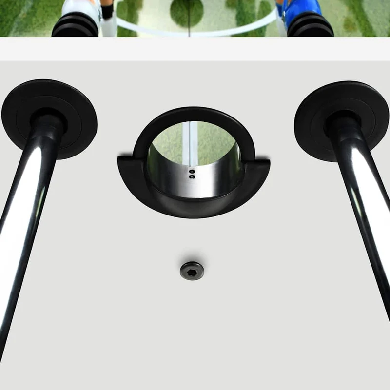 92501 vidaXL Football Table Steel 60 kg 140x74,5x87,5 cm White