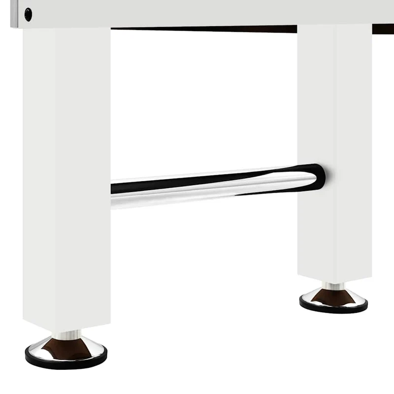 92501 vidaXL Football Table Steel 60 kg 140x74,5x87,5 cm White