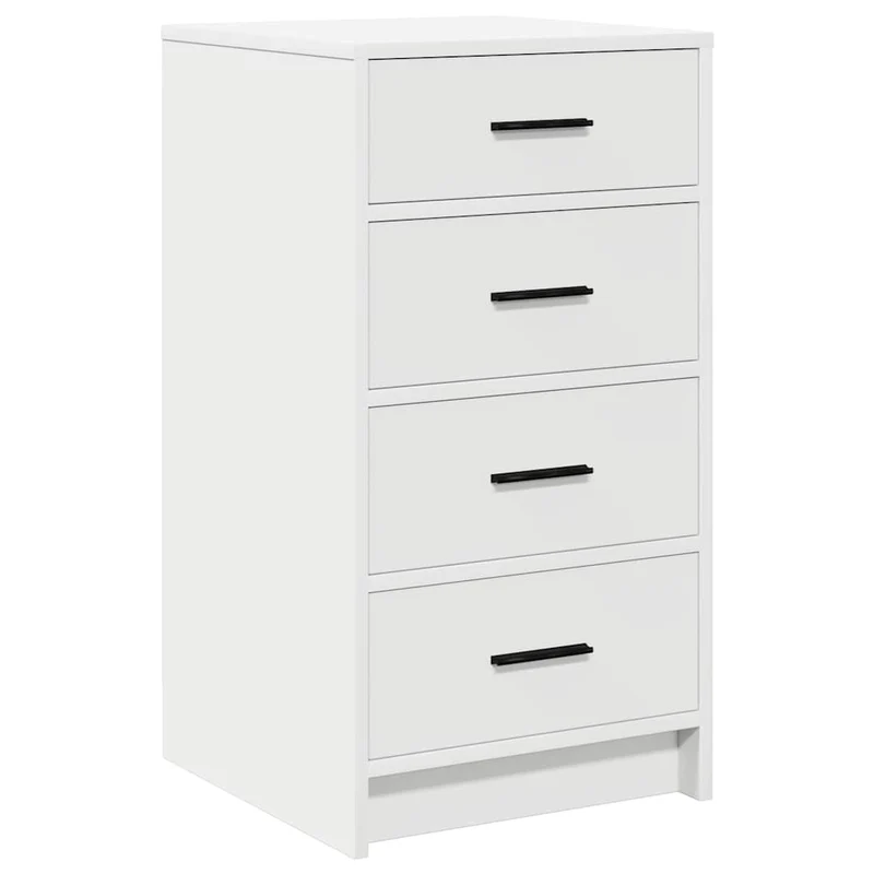 Dressing Table 3 pcs White 78.5 x 41 x 135 cm Engineered Wood