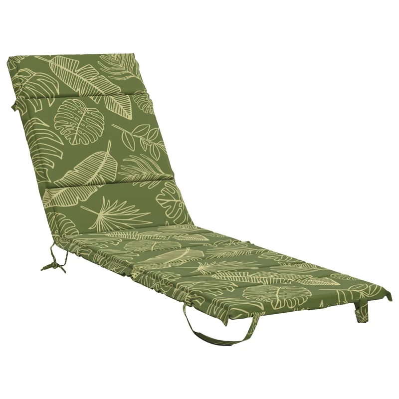 Sunlounger Cushion GEMERT 100% Polyester Leaf Design