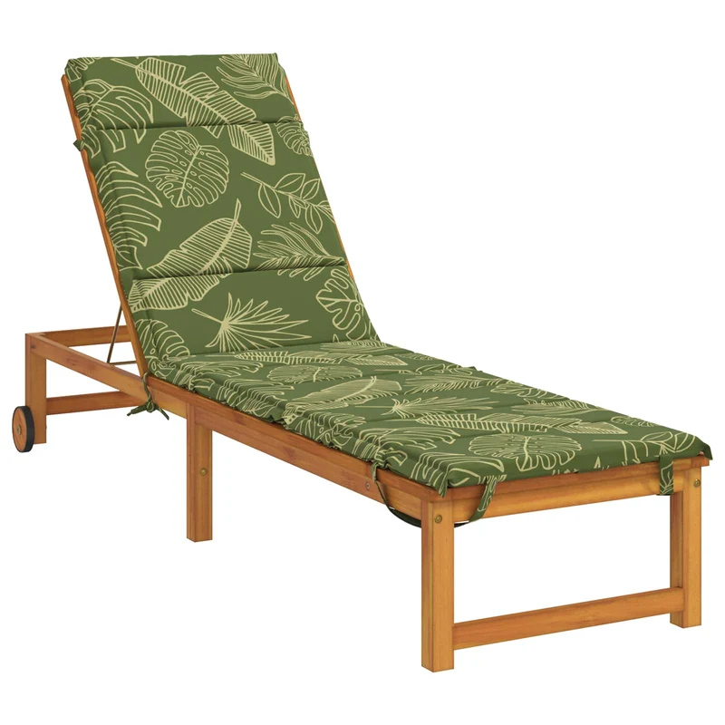 Sunlounger Cushion GEMERT 100% Polyester Leaf Design