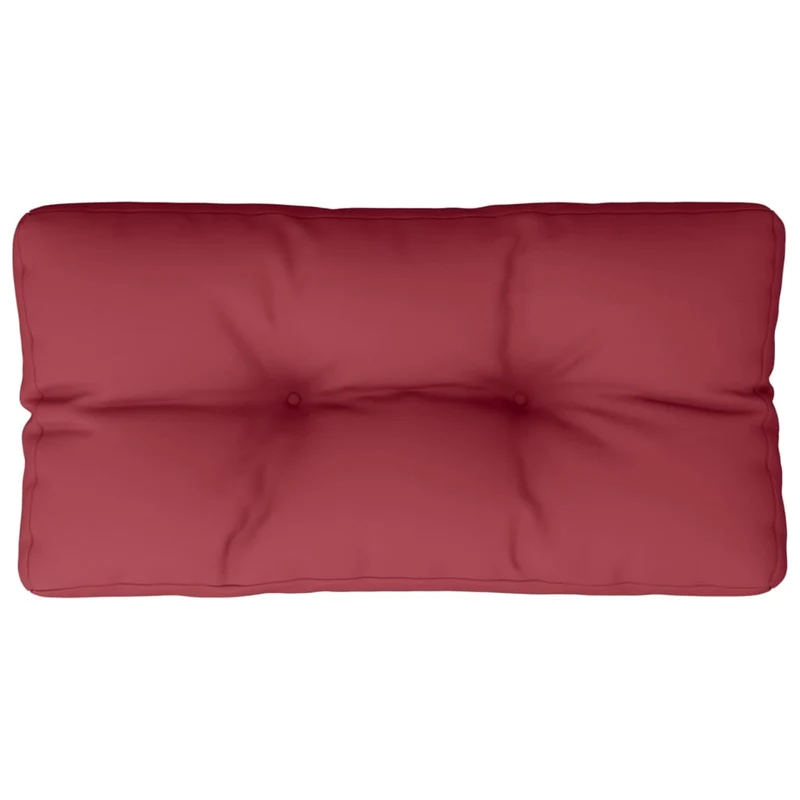 Pallet Cushion Wine Red 80x40x12 cm Fabric