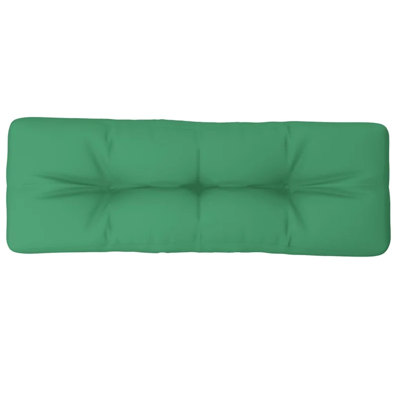 Pallet Cushion Green 120x40x12 cm Fabric