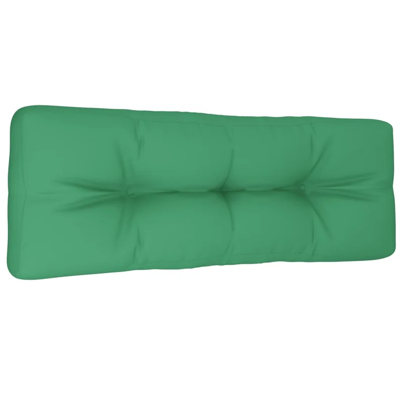 Pallet Cushion Green 120x40x12 cm Fabric