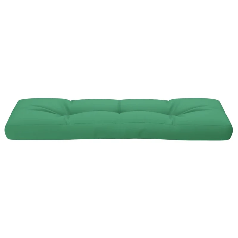 Pallet Cushion Green 120x40x12 cm Fabric