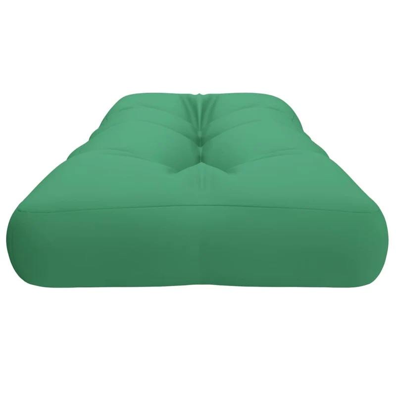 Pallet Cushion Green 120x40x12 cm Fabric