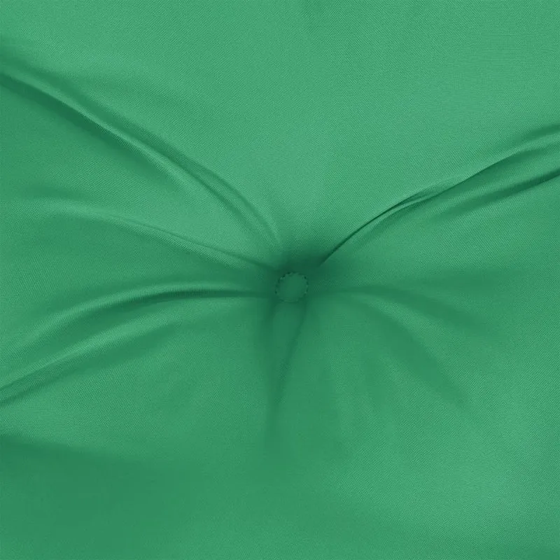 Pallet Cushion Green 120x40x12 cm Fabric