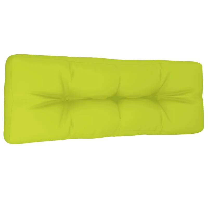 Pallet Cushion Bright Green 120x40x12 cm Fabric