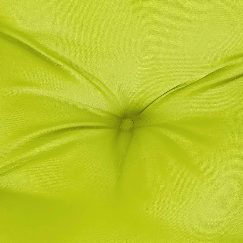 Pallet Cushion Bright Green 120x40x12 cm Fabric