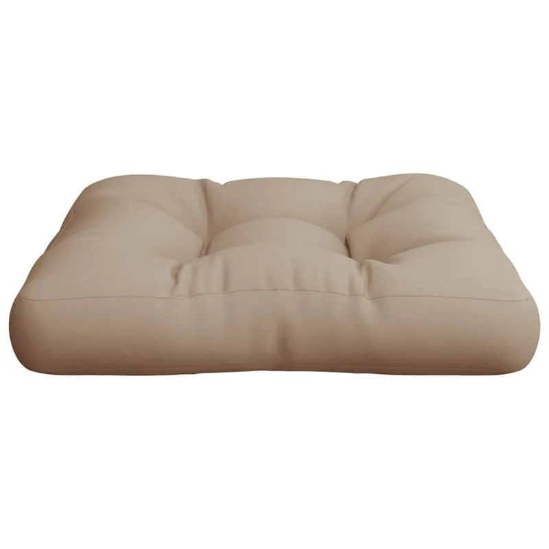 Pallet Cushion Taupe 60x61.5x10 cm Fabric