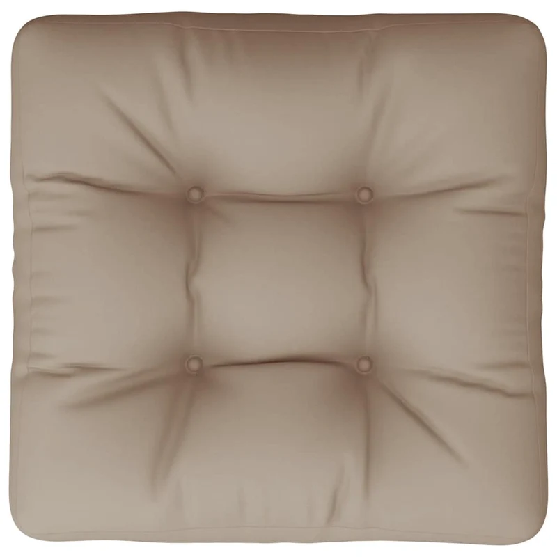 Pallet Cushion Taupe 60x61.5x10 cm Fabric