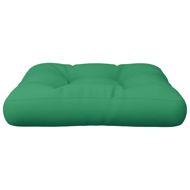 Pallet Cushion Green 58x58x10 cm Fabric