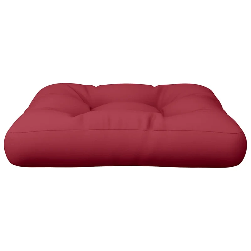 Pallet Cushion Wine Red 58x58x10 cm Fabric