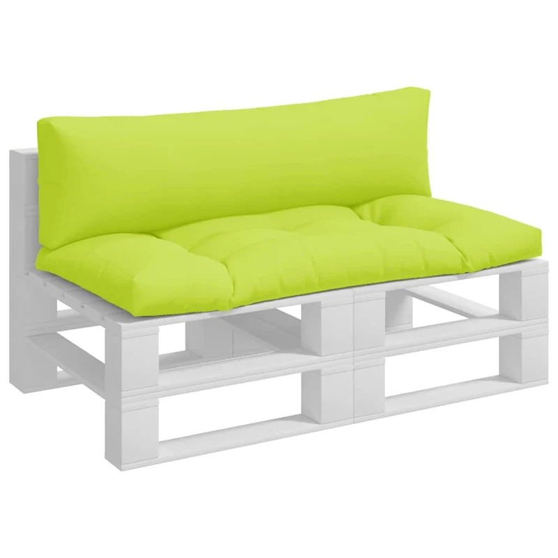 Pallet Cushions 2 pcs Bright Green Fabric