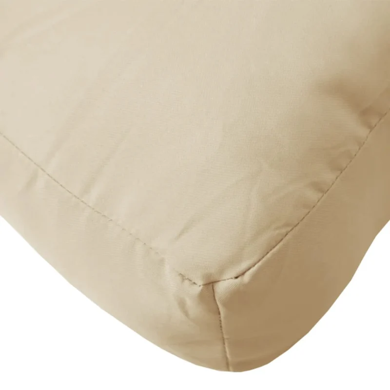 Pallet Cushions 3 pcs Beige Fabric