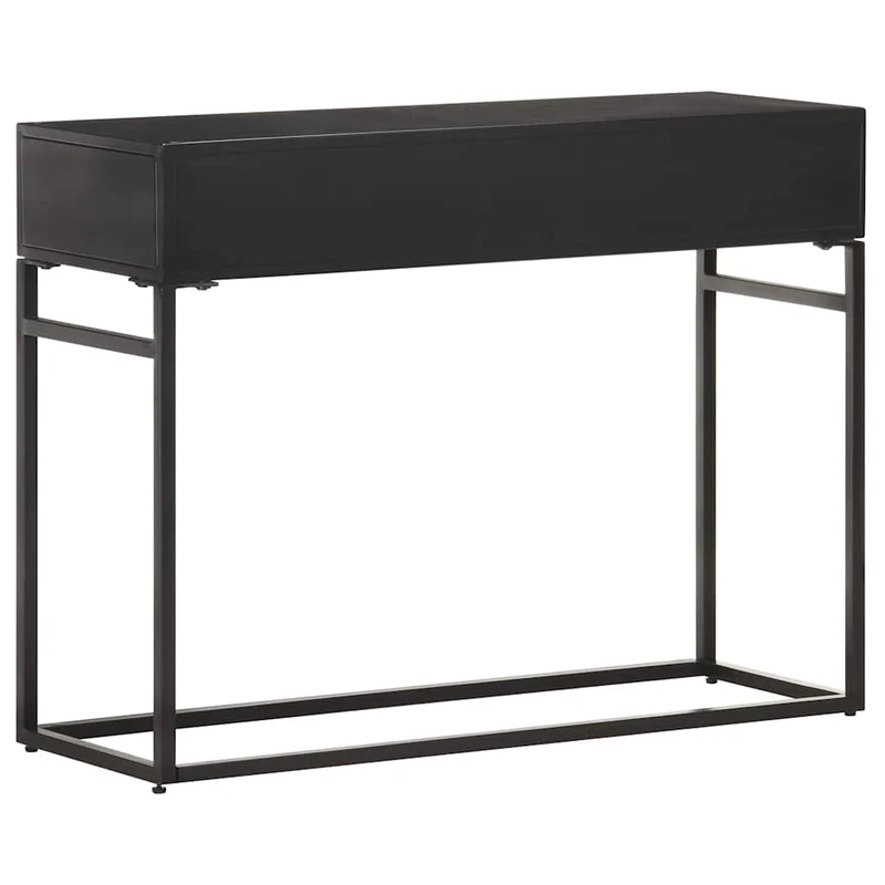 323151 vidaXL Console Table 100x35x75 cm Solid Mango Wood