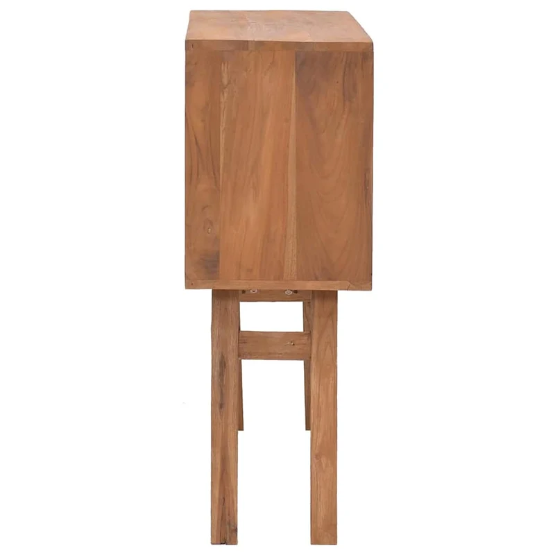 326135 vidaXL Console Table 80x30x80 cm Solid Teak Wood