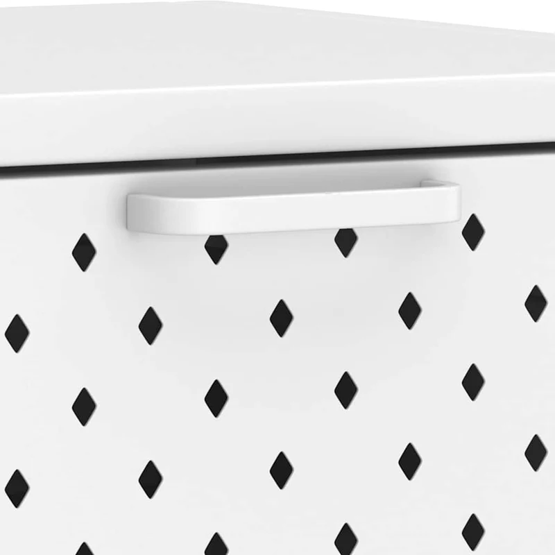 Console Table White 106x35x75 cm Steel