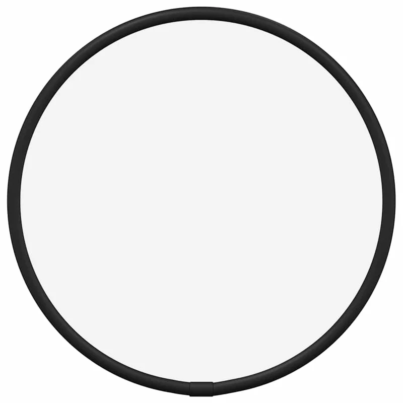 Wall Mirror Black Ø 20 cm Round