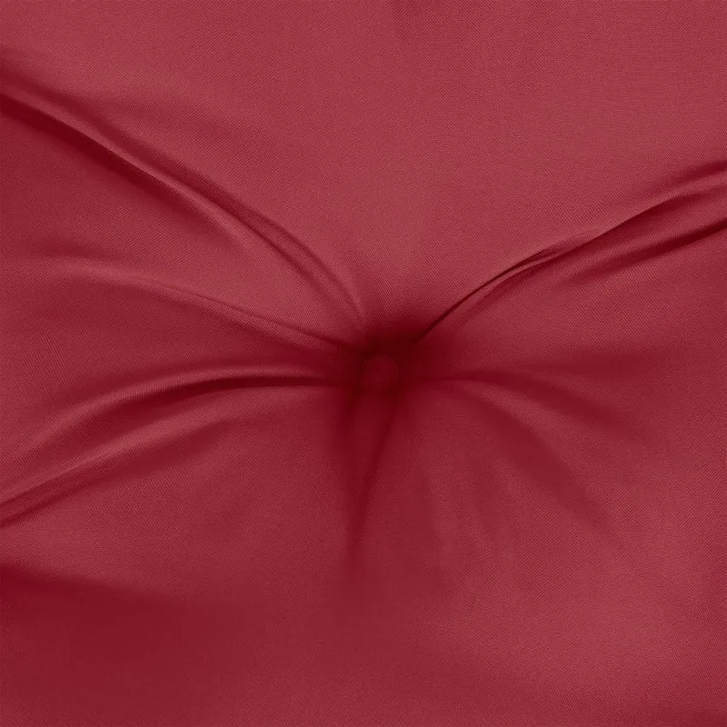 Round Cushion Wine Red Ø 60 x11 cm Oxford Fabric