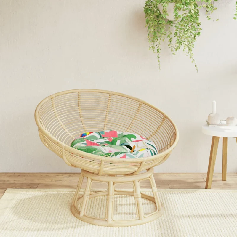 Round Cushion Multicolour Ø 60 x11 cm Oxford Fabric