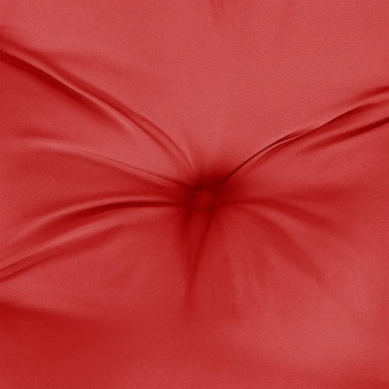Round Cushion Red Ø 100 x11 cm Oxford Fabric