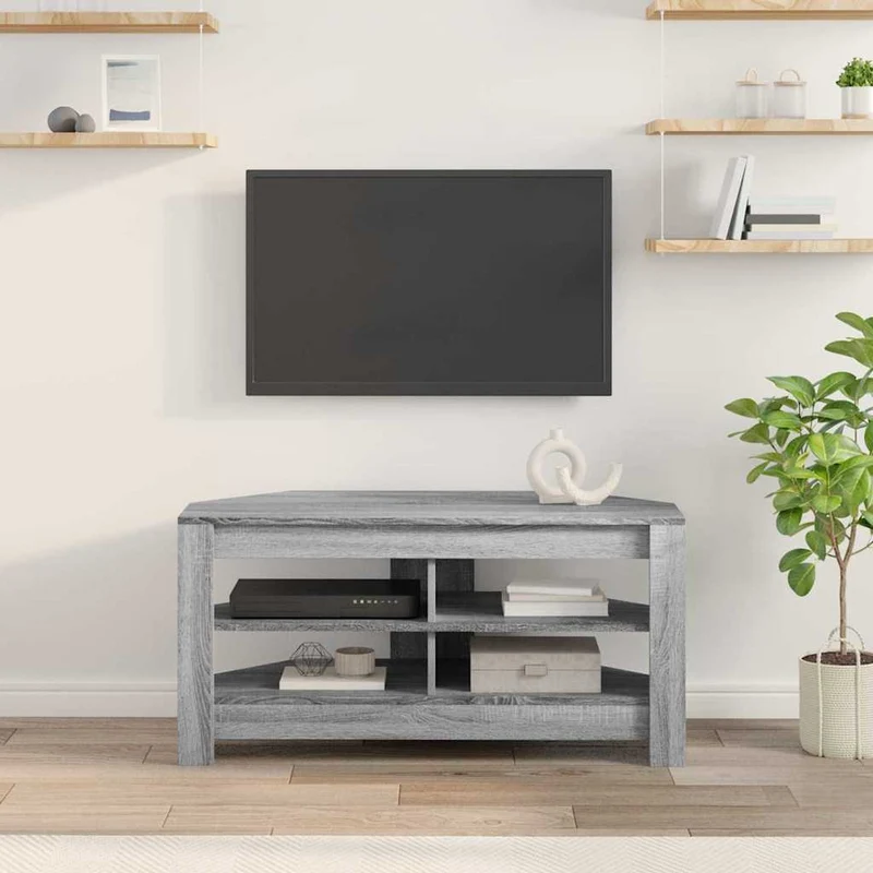 Corner TV Cabinet 102 x 41 x 50 cm Grey Sonoma