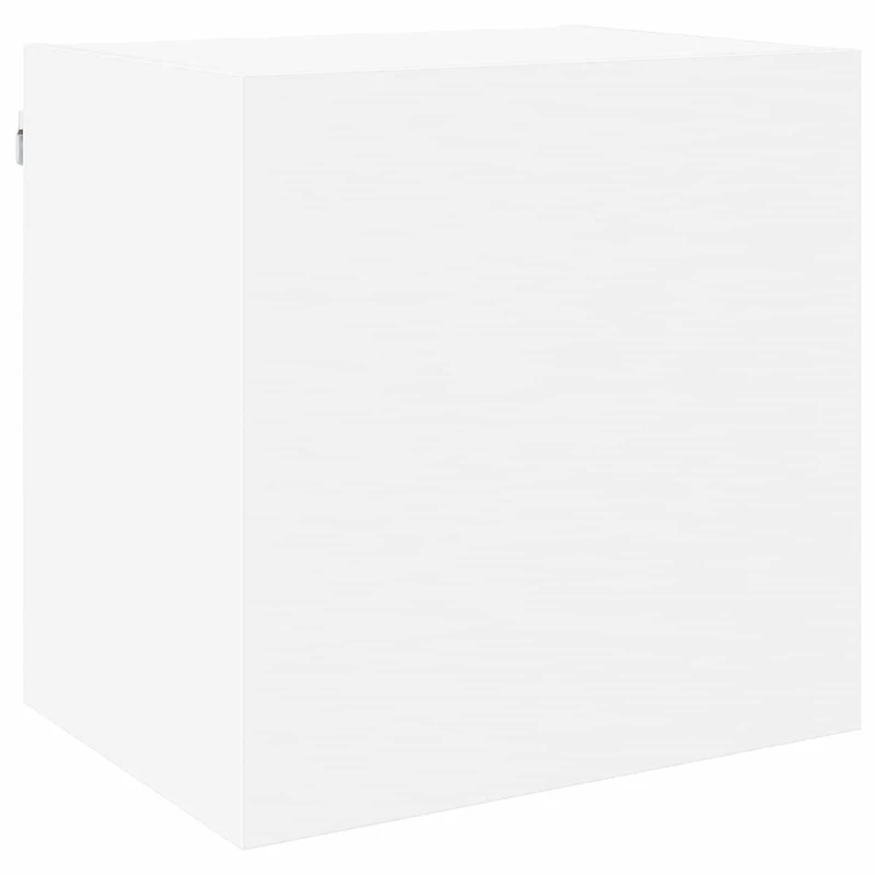 4 Piece TV Wall Units White Engineered Wood