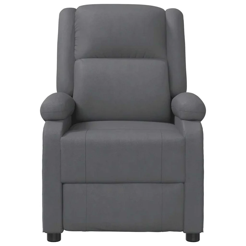Massage Chair Grey Faux Leather