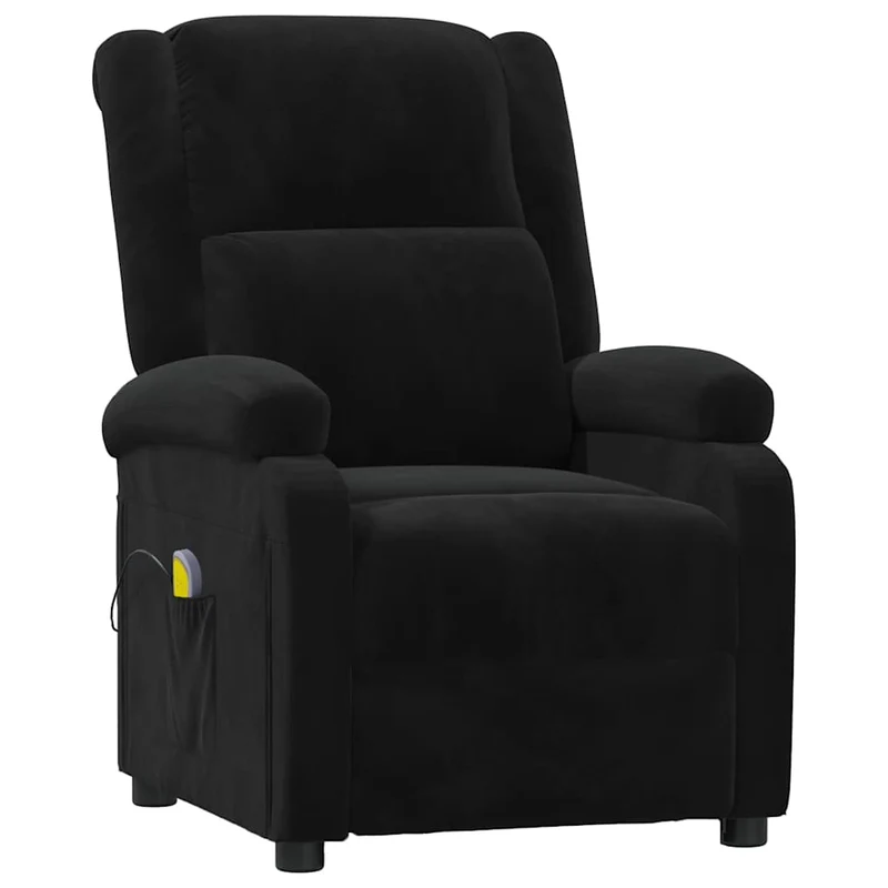 Massage Chair Black Velvet