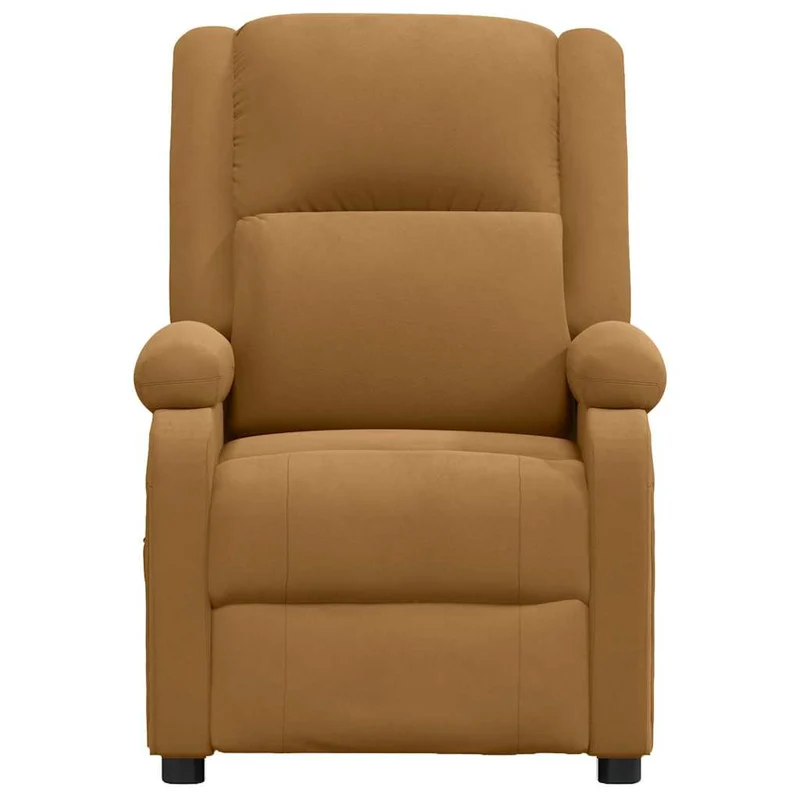 Massage Chair Brown Velvet