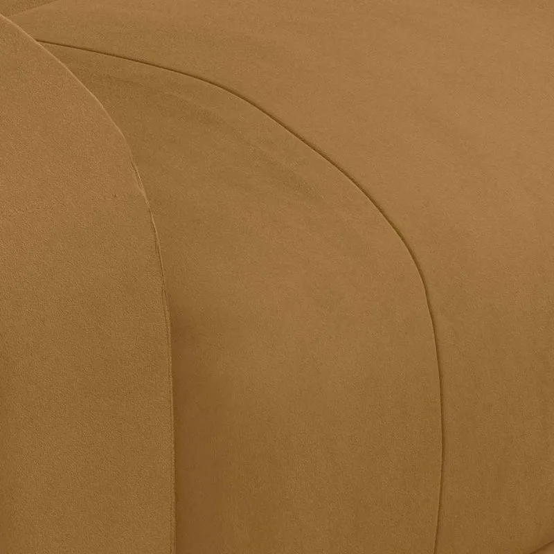 Massage Chair Brown Velvet