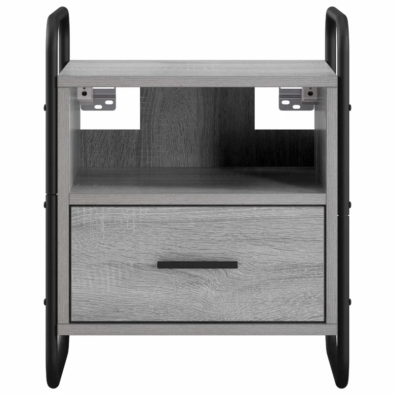 Hanging Bedside Cabinet Grey Sonoma 40 x 30 x 50 cm