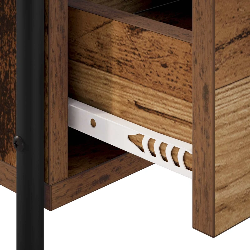 Hanging Bedside Cabinet Old Wood 40 x 30 x 50 cm