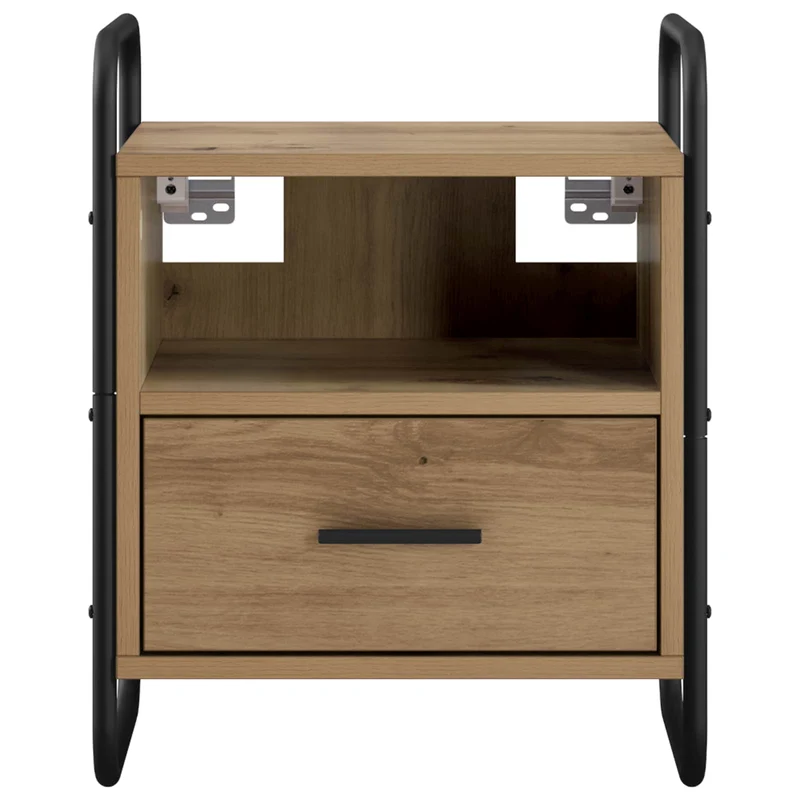 Hanging Bedside Cabinet 2 pcs Artisan Oak 40 x 30 x 50 cm
