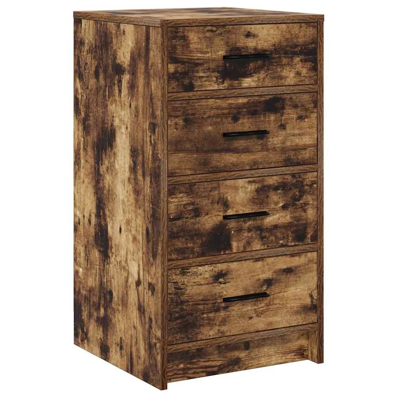 Dressing Table 3 pcs Smoked Oak 78.5 x 41 x 135 cm