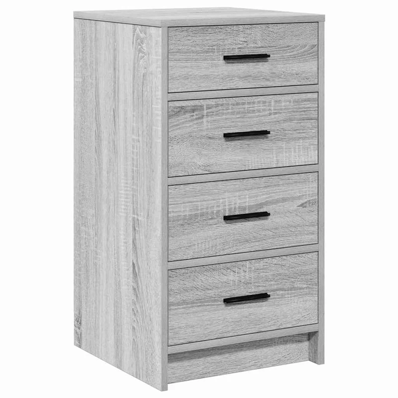 Dressing Table 3 pcs Grey Sonoma 78.5 x 41 x 135 cm