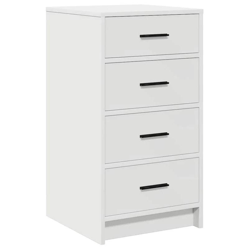 Dressing Table 3 pcs White 40 x 41 x 135 cm Engineered Wood
