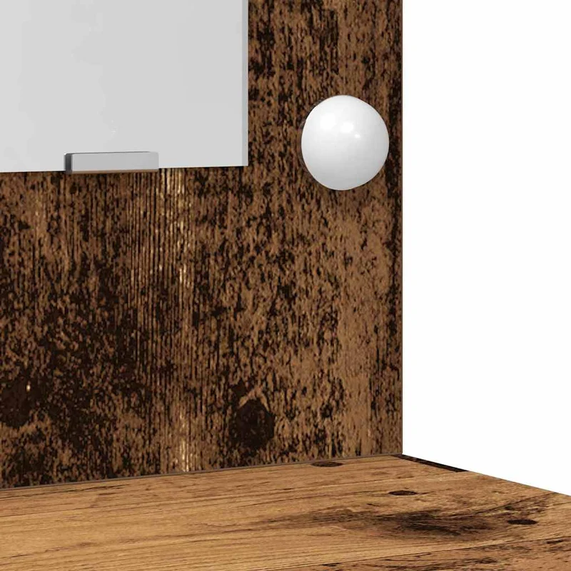 Dressing Table 3 pcs Brown 40 x 41 x 135 cm Engineered Wood